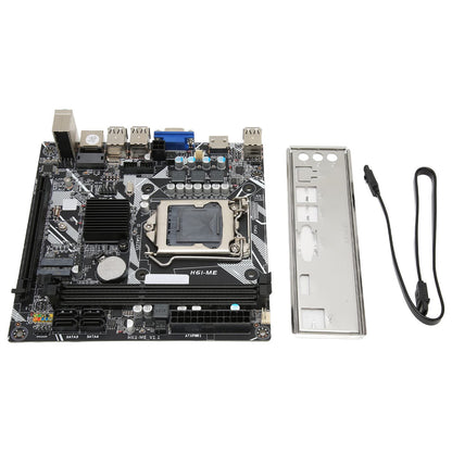 LGA1155 DDR3 Motherboard, B75M Desktop Computer M ATX Motherboard with 2 DDR3 Slots, Up to 16G Memory, Gaming Motherboard Support i3 i5 i7 Pentium Xeon Processor