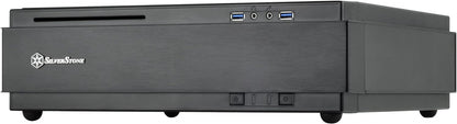 SilverStone Technology Gaming Slim Computer Case for Mini-Itx with Integrated RGB Lighting Cases (SST-RVZ03B-USA)