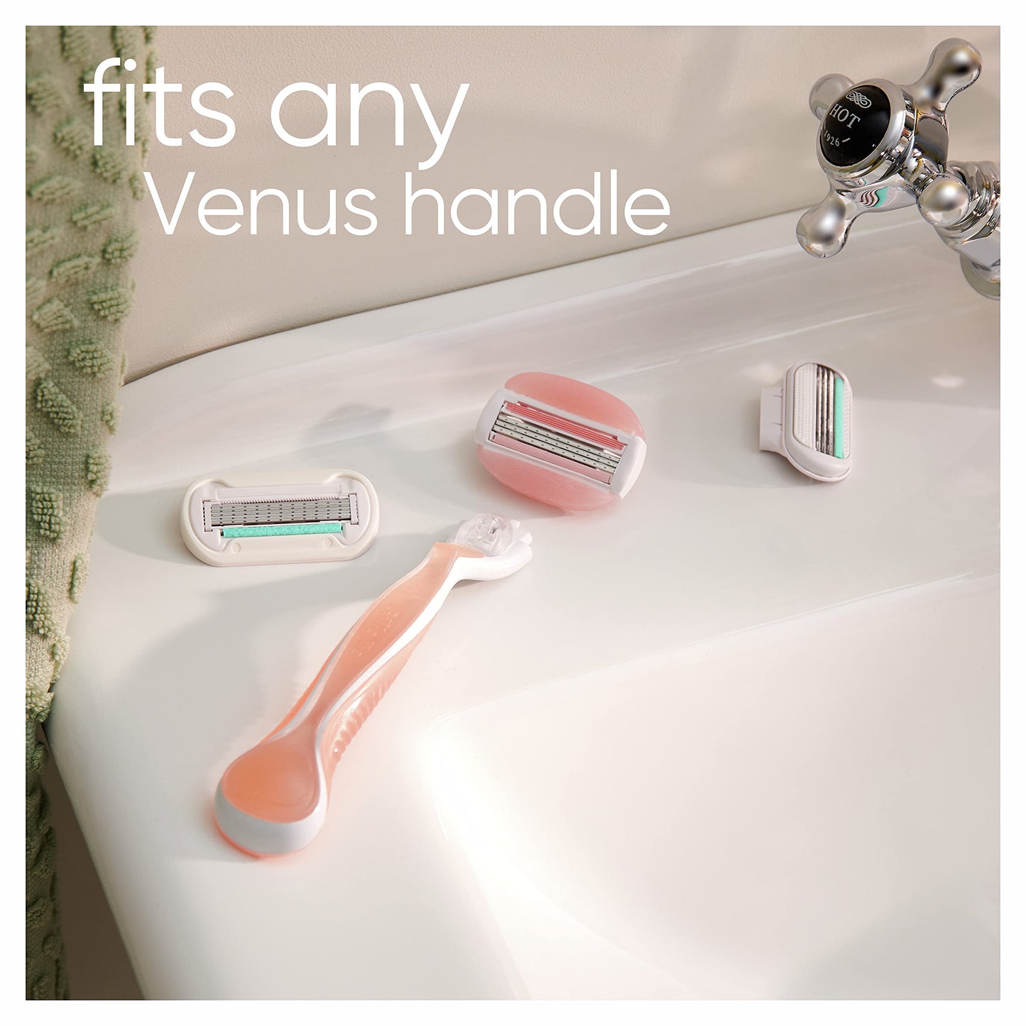 Venus Gillette Venus Breeze Women's Razor Handle + Razor Blade Refills x2