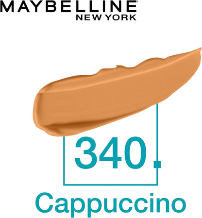 Maybelline New York Fit Me Matte+Poreless Liquid Foundation, 340 Cappuccino, 30 ml