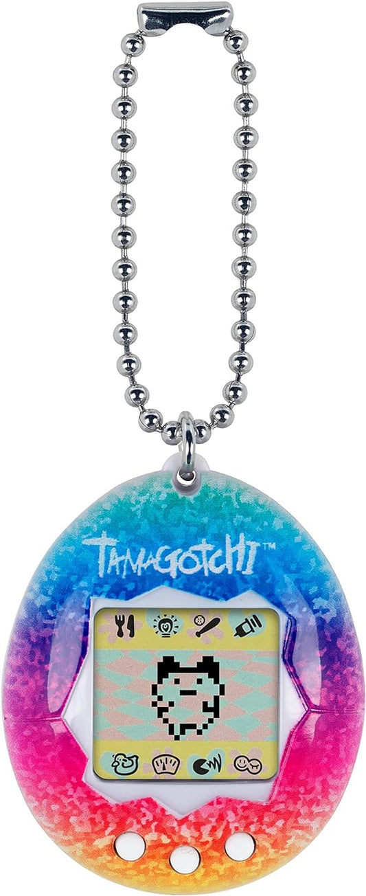 TAMAGOTCHI Original Bandai Unicorn Shell with Chain The Original Virtual Reality Pet 42927NBNP, Multicolored