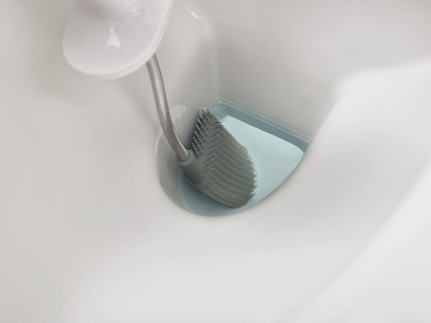 Joseph Joseph Toilet Brush With Slim Holder Flexible Anti-Drip