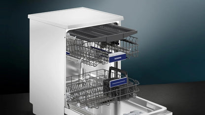 Siemens iQ300 free-standing dishwasher 60 cm White,SN23HW65MM