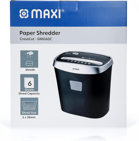 MAXI CROSS CUT SHREDDER 060C 6 SHEETS