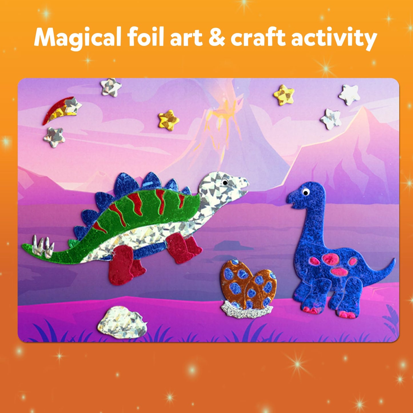 Skillmatics Art & Craft Activity - Foil Fun Space, No Mess Art for Kids, Craft Kits & Supplies, DIY Creative Activity, Gifts for Boys & Girls Ages 4, 5, 6, 7, 8, 9, Travel Toys