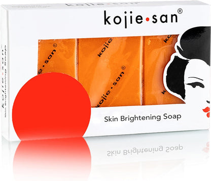 Kojie San 3 x 65G Kojie San Skin Kojic Acid Lightening Soap in Industry-leading Frustration Free Packaging