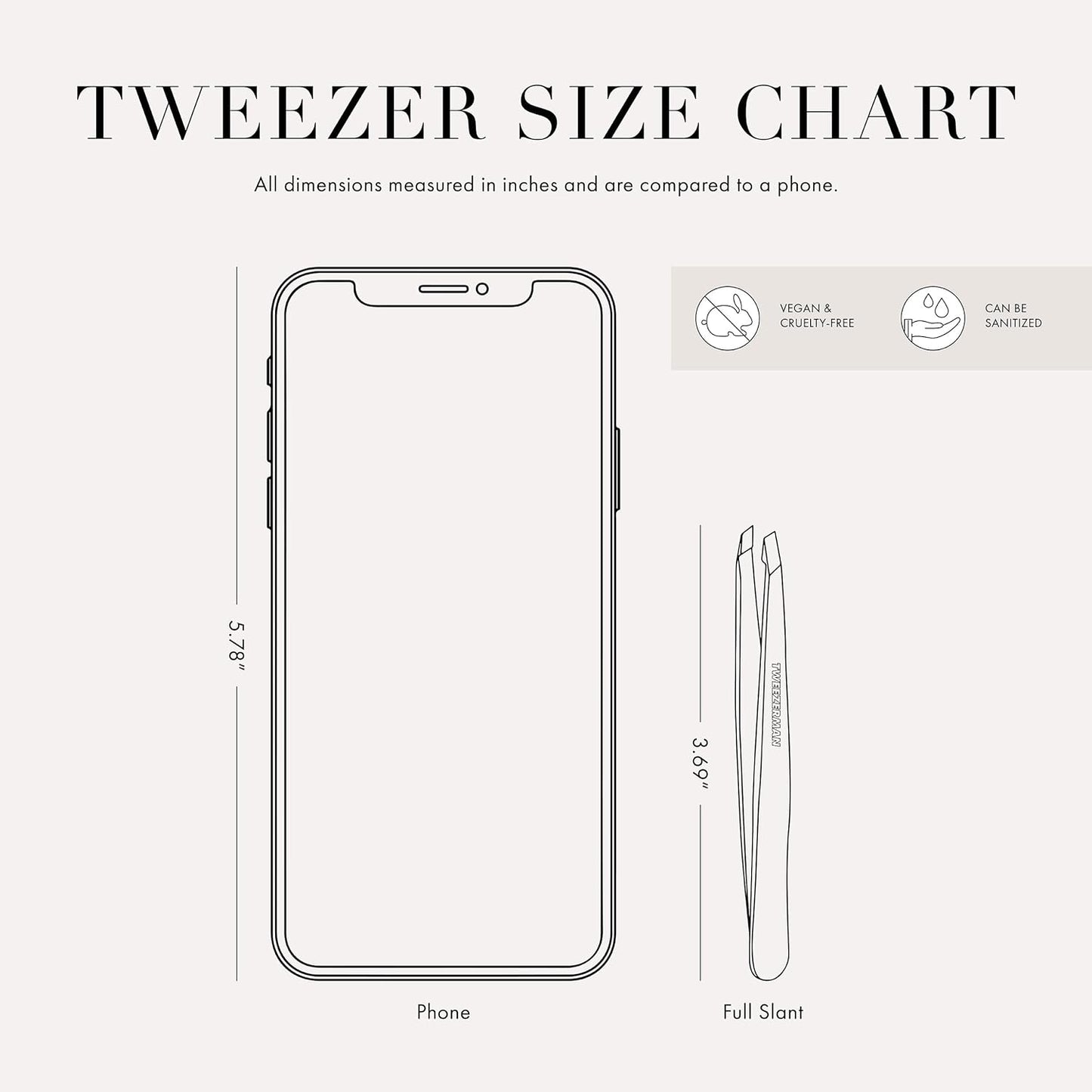 Tweezerman Point Tweezer - Model No. 24-BR, Midnight Sky, 1 Count