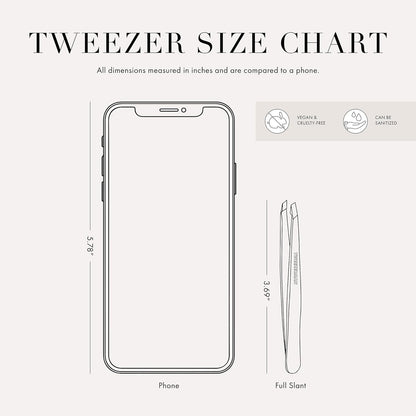 Tweezerman Point Tweezer - Model No. 24-BR, Midnight Sky, 1 Count