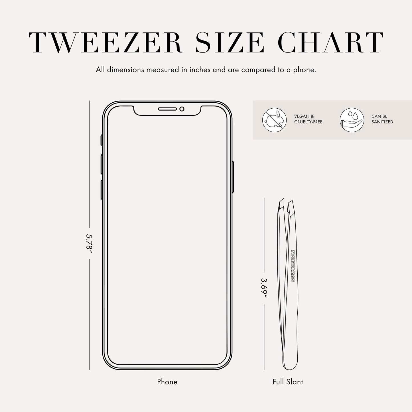 Tweezerman Point Tweezer - Model No. 24-BR, Midnight Sky, 1 Count