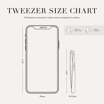 Tweezerman Point Tweezer - Model No. 24-BR, Midnight Sky, 1 Count