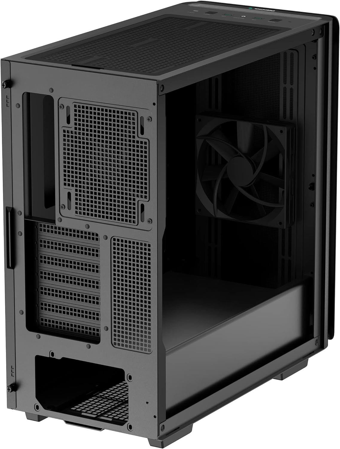 Deepcool MID TOWER CASE CG560 Side window Black MidTower Power supply included No