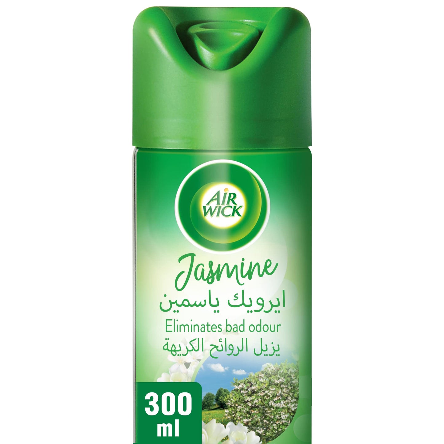 Air wick Jasmine Aerosol, Easy to Use Air Freshener, Eliminates Bad Odour like Cat Litter Smell, 300 ml (Pack of 3)