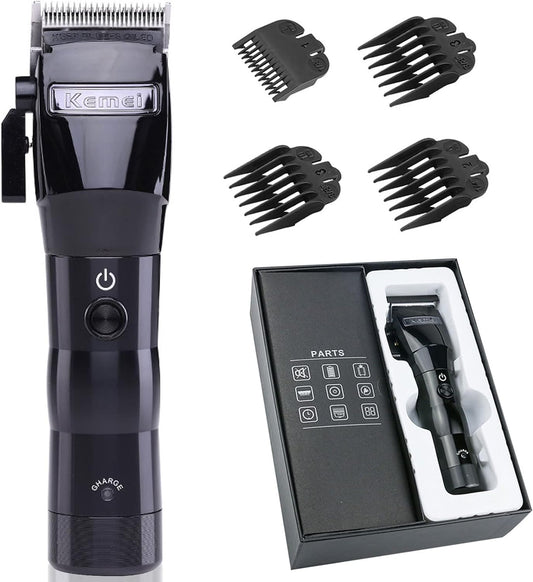 Men's Electric Powerful Cordless Styling Tools Hair Clipper Trimmer Cutting Machine Haircut Trimming Powerful Rechargeable Professional Grooming Clippers