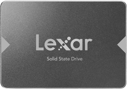 Lexar NS100 512GB 2.5” (SATA 6Gb/s SSD,) Solid State Drive, Up to 550MB/s Read (LNS100-512RB)- Black