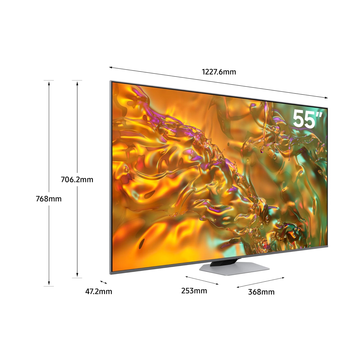 Samsung 55 Inch TV Crystal UHD Crystal Processor 4K Hub - UA55CU7000UXZN (2023 Model)