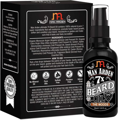 Man Arden 7X Beard Oil (Lavender) 30ml