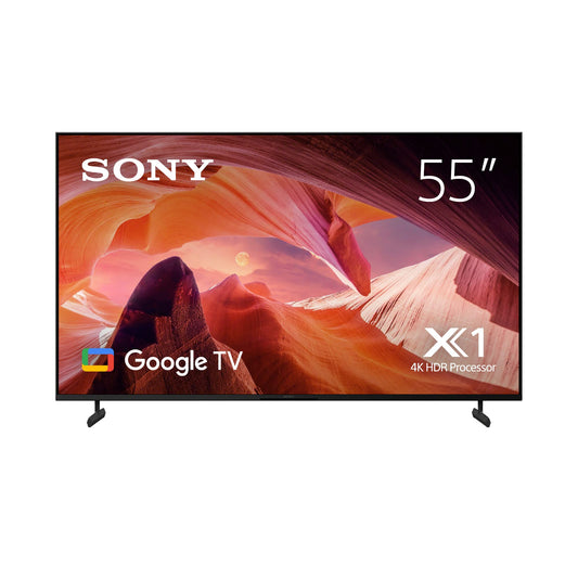 Sony BRAVIA 55 Inch TV 4K UHD LED Smart Google TV - KD-55X80L (2023 Model) - UAE Version