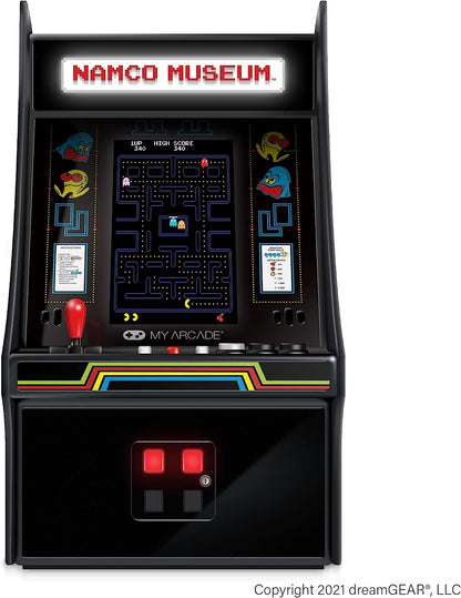 My Arcade Mini Player 10 Inch Arcade Machine: 20 Built In Games, Fully Playable, Pac-Man, Galaga, Mappy and More, 4.25 Inch Color Display, Speakers, Volume Controls, Headphone Jack, Micro USB Powered