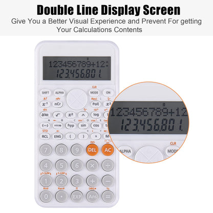 EooCoo Basic Standard Calculator 12 Digit Desktop Calculator with Large LCD Display for Office, School, Home & Business Use, Modern Design - Green