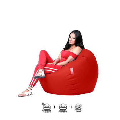 Beanbag Dubai - Classic Adult Bean Bag (Red)