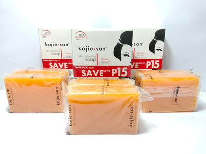 Kojie San 3 x 65G Kojie San Skin Kojic Acid Lightening Soap in Industry-leading Frustration Free Packaging