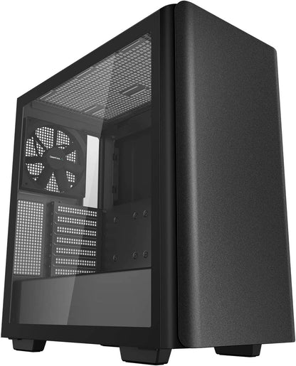 Deepcool MID TOWER CASE CG560 Side window Black MidTower Power supply included No