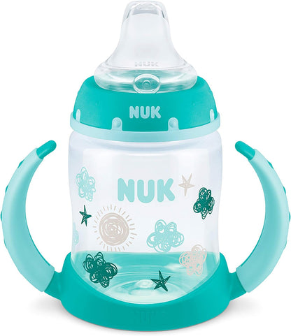 NUK Large Learner Cup, 10 oz, 2 Pack, 9+ Months, Timeless Collection, Amazon Exclusive, 70013, 2 Count (Pack of 1)