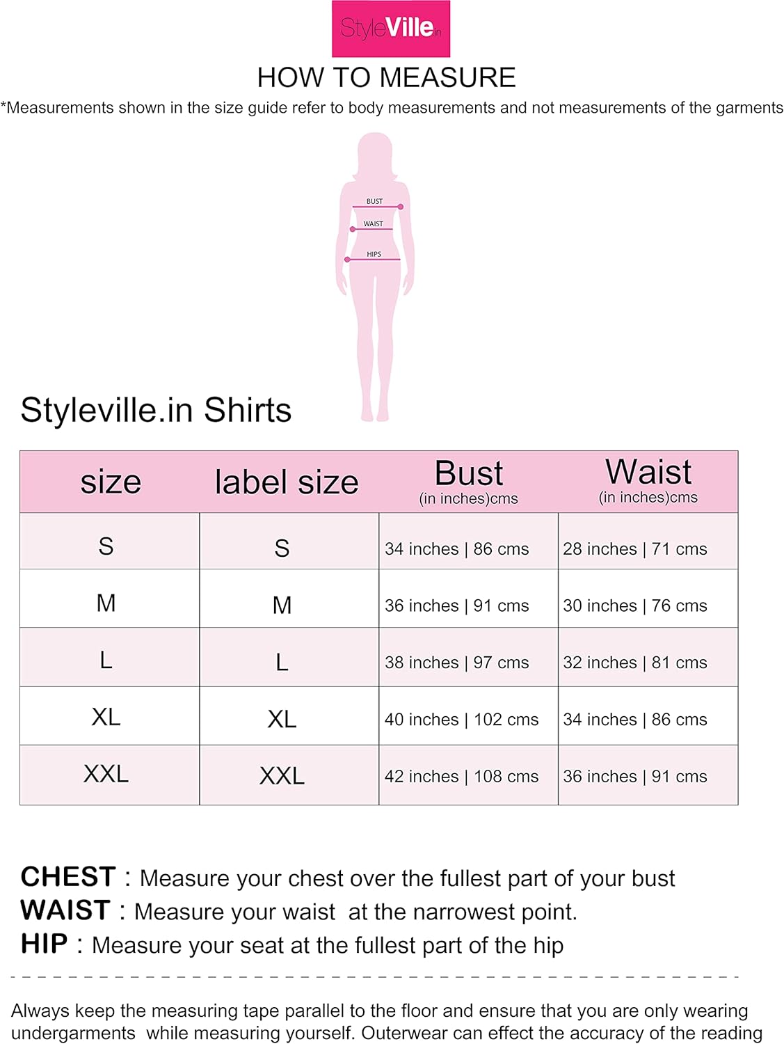 Styleville.in Women's Plain Regular Fit Top