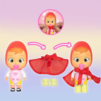 Cry Babies Magic Tears Story House - Collectible surprise fairy tale's doll crying real tears with a Pet, Outfits & Accessories in a story house capsule; Figures for girls & boys 3 years and up