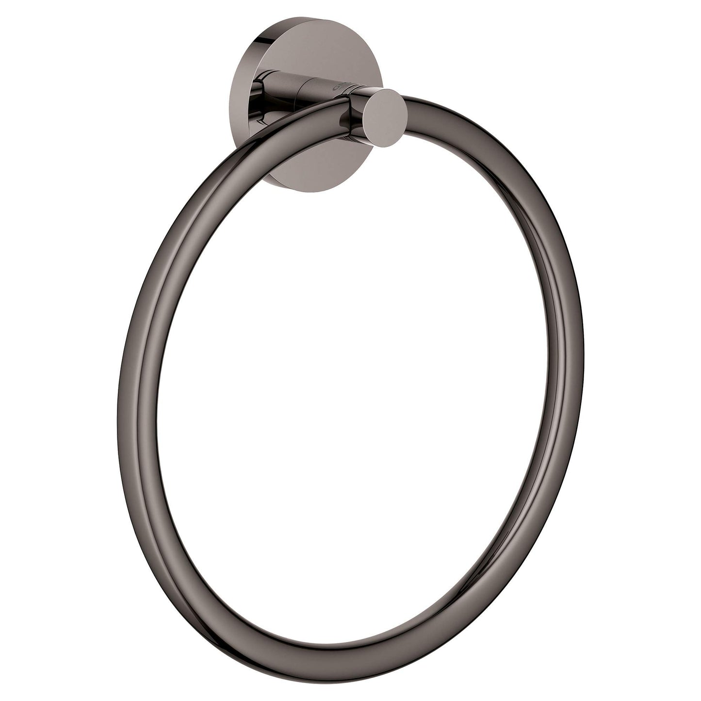 Grohe 40365EN1 Essentials Metal 12.2-in. Towel-Ring, Brushed Nickel InfinityFinish