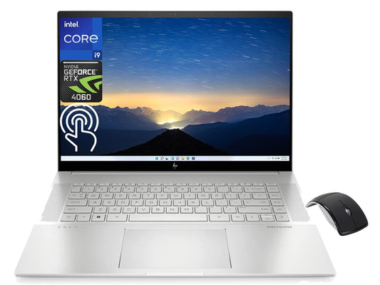 HP 2023 Newest Envy Laptop, 16" WQXGA Touch-Screen, Intel Core i9 13900H up to 5.4GHz, NVIDIA GeForce RTX 4060, 32GB DDR5 RAM, 1TB SSD, Wi-Fi 6E, Bluetooth, Backlit Keyboard, Windows 11 Home