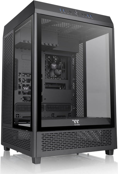 Thermaltake Tower 100 Black Edition Tempered Glass Type-C (Usb 3.1 Gen 2) Mini Tower Computer Chassis Supports Mini-Itx Ca-1R3-00S1Wn-00