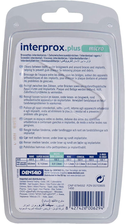 Interprox plus Interdentalbürsten grün micro 0,56 mm (6 Stück)