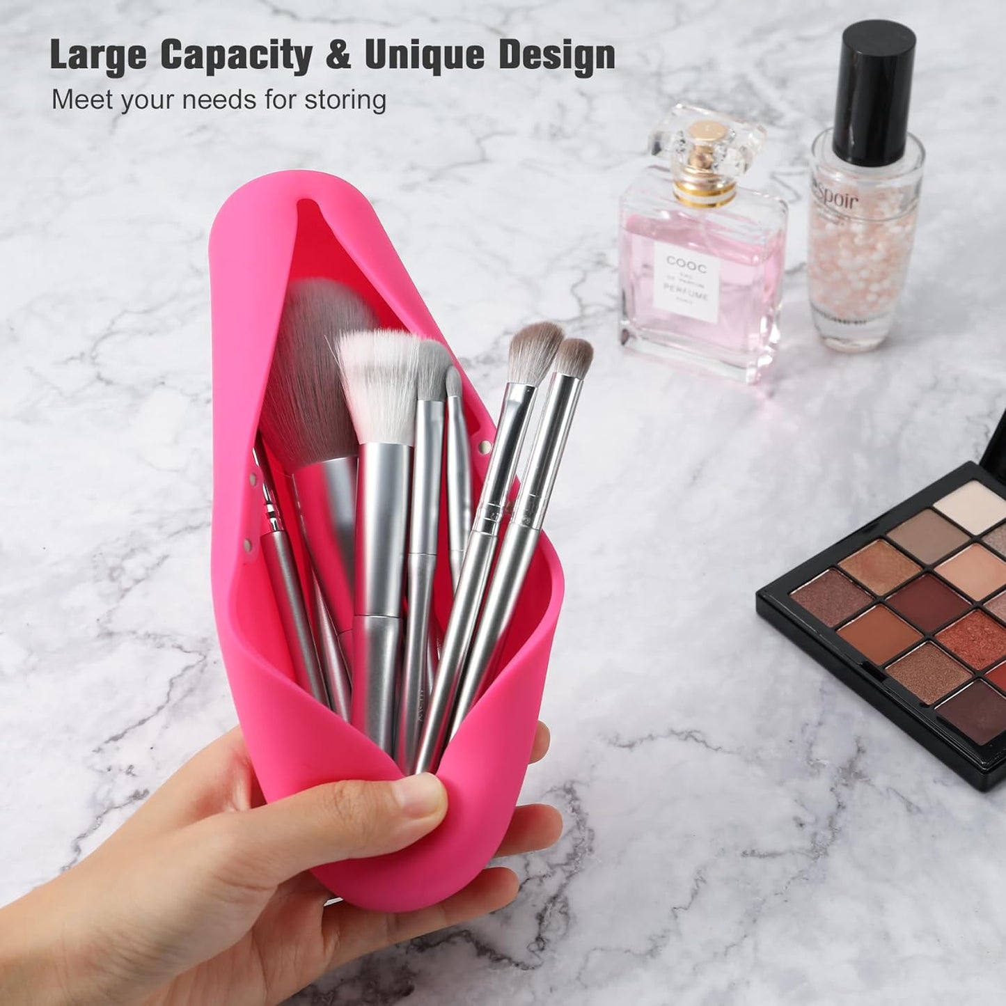 FERYES Travel Makeup Brush Holder