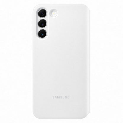 Samsung Galaxy S22 Ultra Official Leather Cover Light Grey