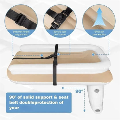 THE WHITE SHOP Toddler Airplane Bed Toddler Travel Bed - Airplane Bed Airplane Seat Extender Toddler Bed Belt Toddler Travel Bed for Train Airplane Car #5