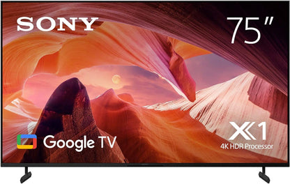 Sony BRAVIA 55 Inch TV 4K UHD LED Smart Google TV - KD-55X80L (2023 Model) - UAE Version