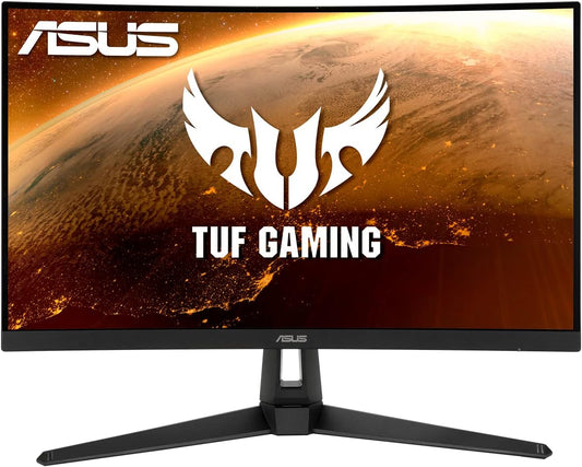 ASUS TUF Gaming VG27VH1B Gaming Monitor â€“27 inch Full HD (1920x1080), 165Hz (above 144Hz), Extreme Low Motion Blur, Adaptive-sync, FreeSync Premium, 1ms (MPRT), Curved