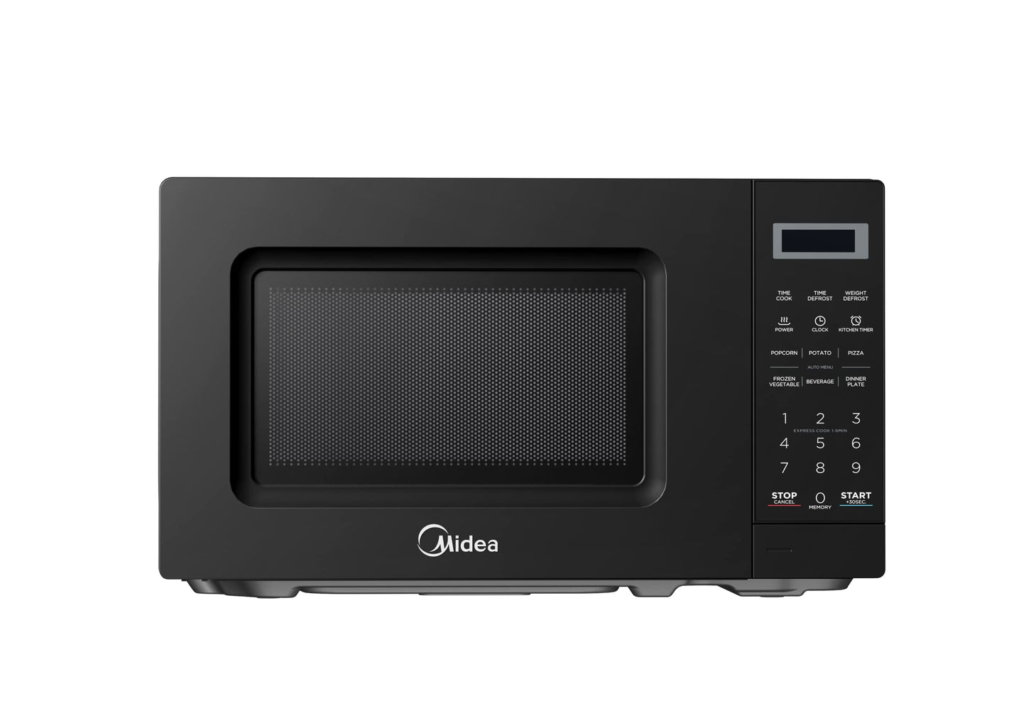 Midea 20 Liters Solo Microwave Oven with 5 Power Levels, 700W, Child-Safety-Lock, Defrost Function, 35 Minutes Timer, Fast Reheat, Push Button Door Opening, Good for Home & Office, Black small MMC21BK