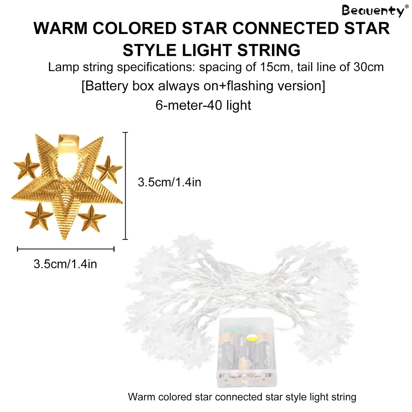 Beauenty Window Curtain String Light 300 LED 8 Modes USB Powered Waterproof Fairy String Lights Wedding Party Ramadan Home Garden Bedroom Outdoor Indoor Wall Christmas Decorations (Warm White)