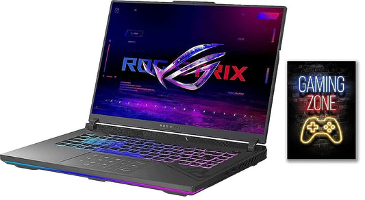 ASUS 2023 Latest Rog Strix G16 Gaming Laptop 16.1 "FHD + 165Hz Core i7-13650HX 32GB 2TB NVIDIA ® GeForce RTX ™ 4060 8GB Graphics RGB Backlit Eng Key WIN11 Gray, 32GB RAM| 2TB SSD (Upgraded)