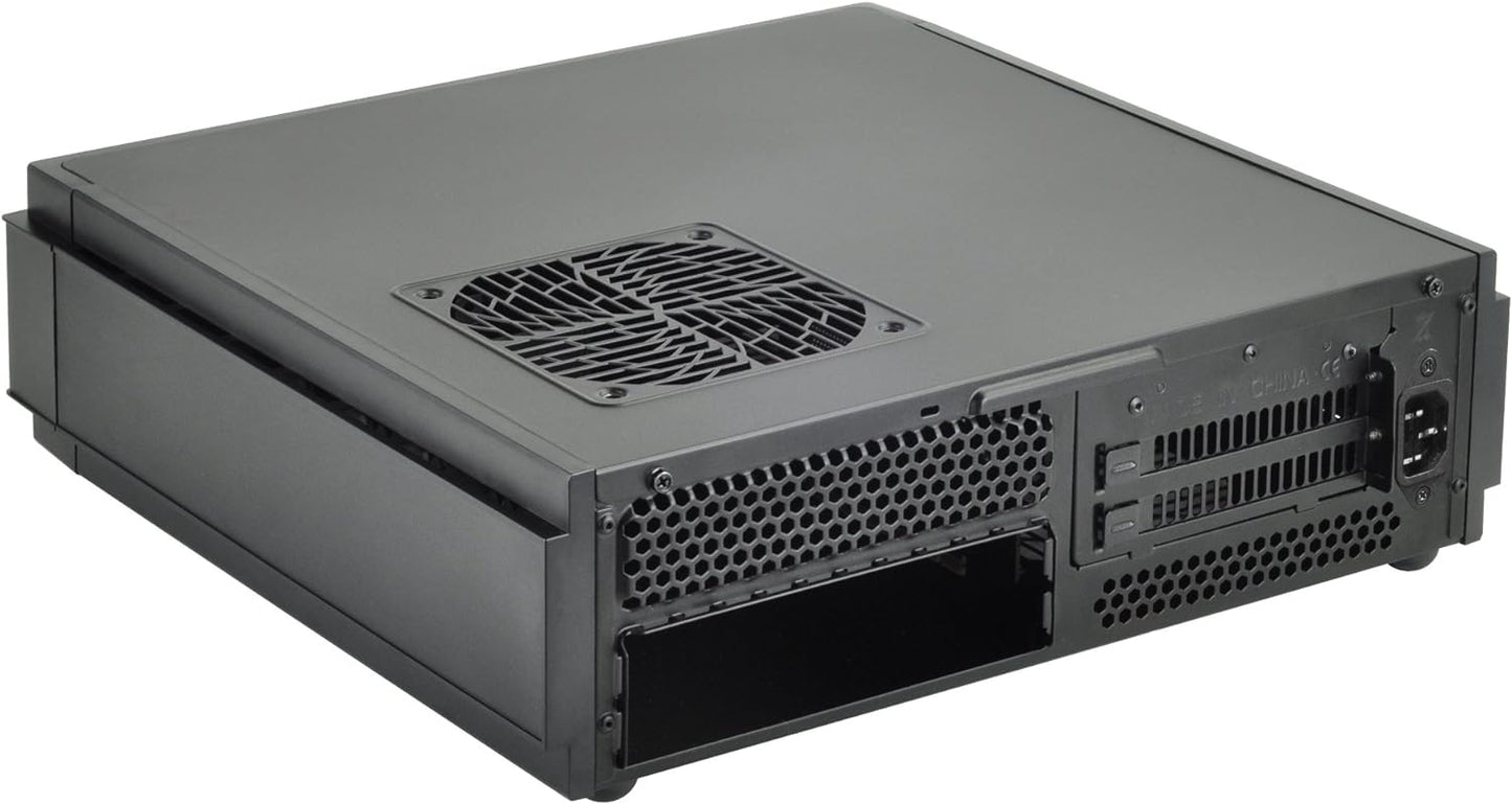 SilverStone Technology Gaming Slim Computer Case for Mini-Itx with Integrated RGB Lighting Cases (SST-RVZ03B-USA)