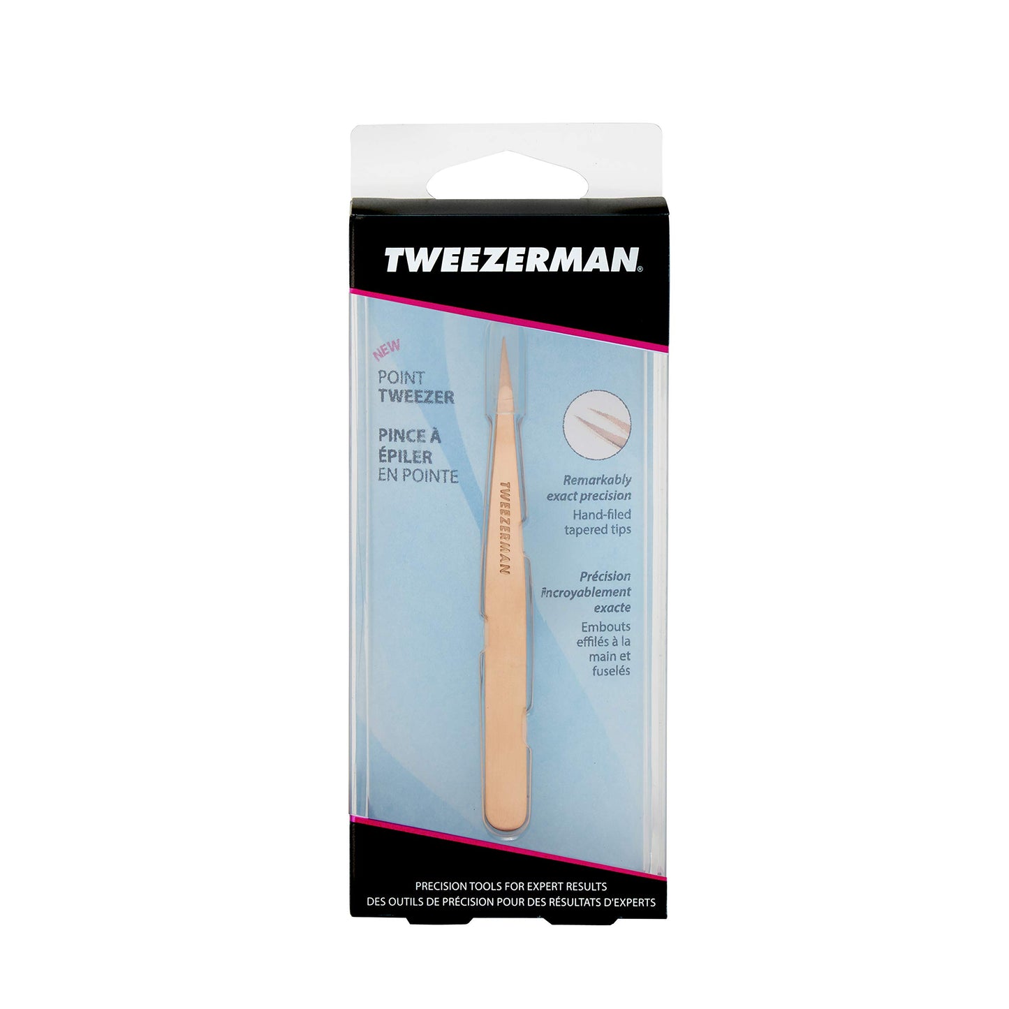 Tweezerman Point Tweezer - Model No. 24-BR, Midnight Sky, 1 Count