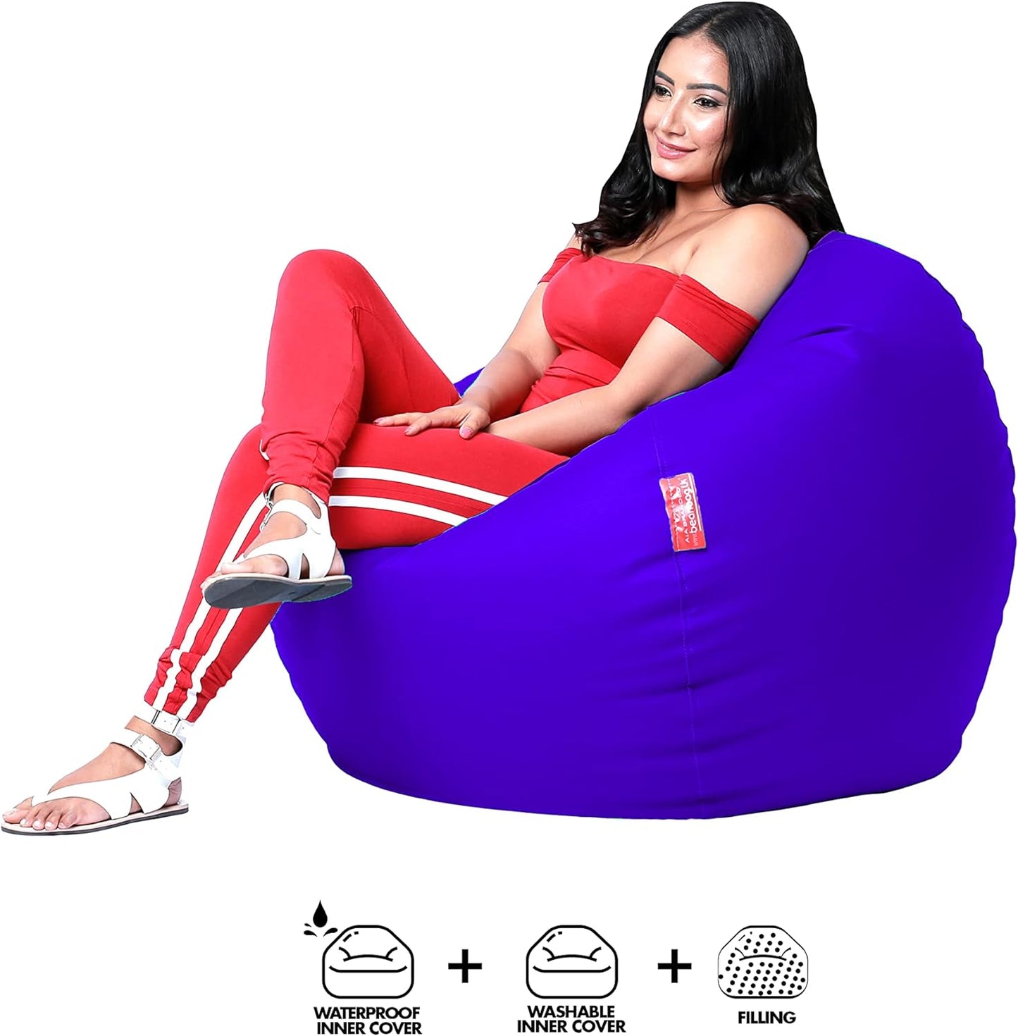 Beanbag Dubai - Classic Adult Bean Bag (Red)