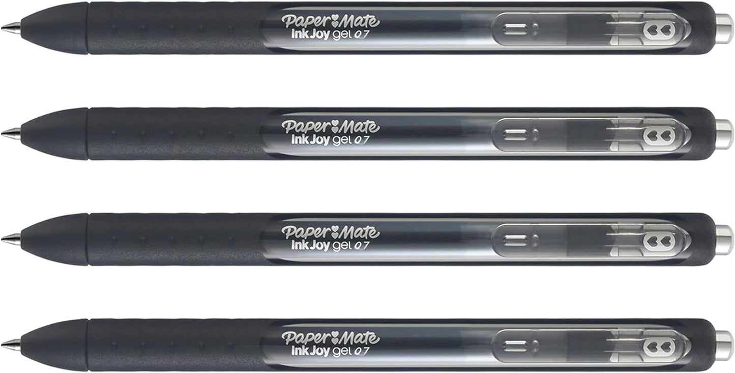 Paper Mate Inkjoy Gel Retractable Pen, 0.7Mm, Ink, Pack Of 14, Assorted (1951636)