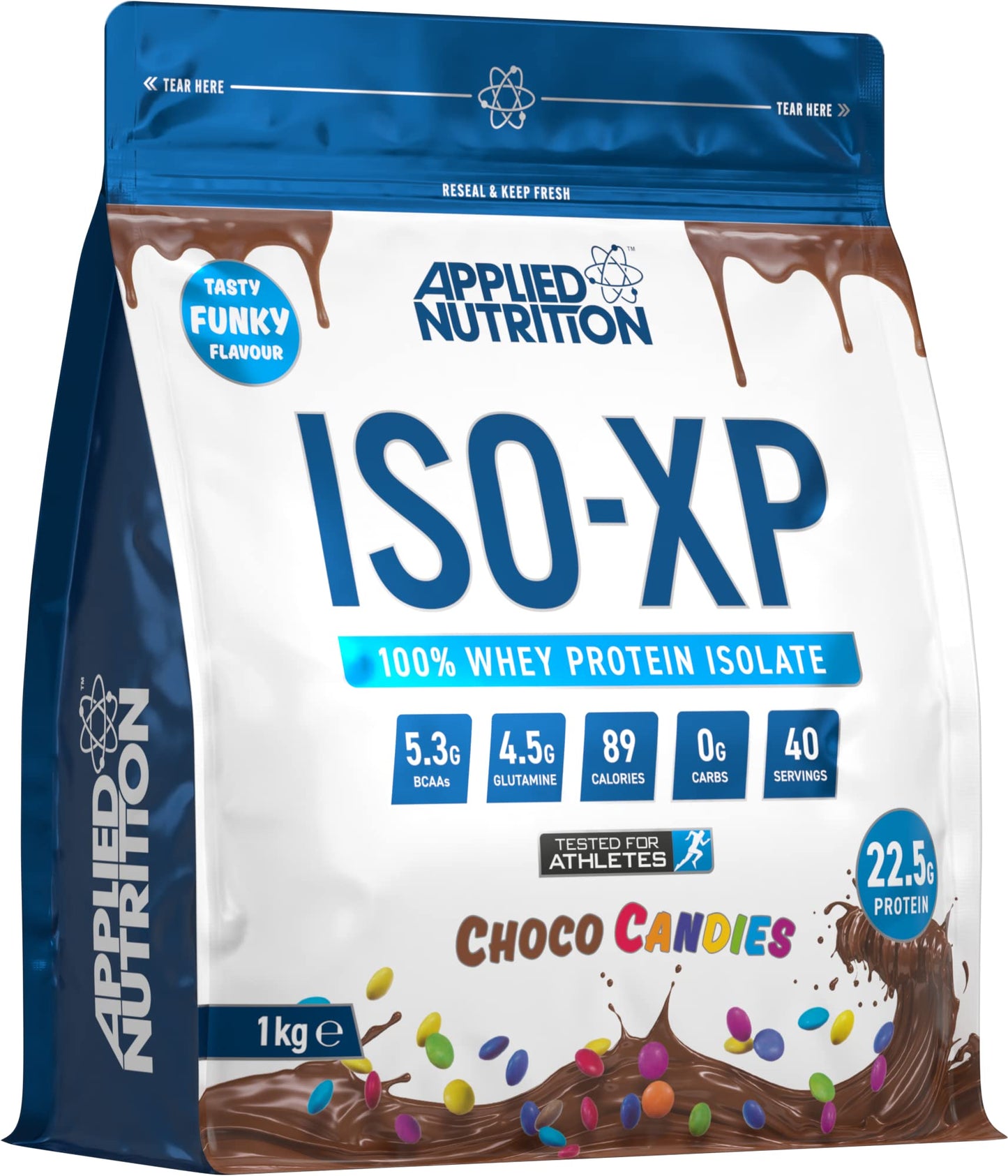 Applied Nutrition ISO XP Whey Isolate - Whey Protein Isolate Powder, ISO-XP Funky Yummy Flavours (1kg - 40 Servings) (Chocolate Bueno)