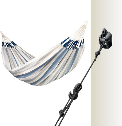 LA SIESTA Brisa classic swing hammock, double (160 cm width), hanging bed suitable for outdoor