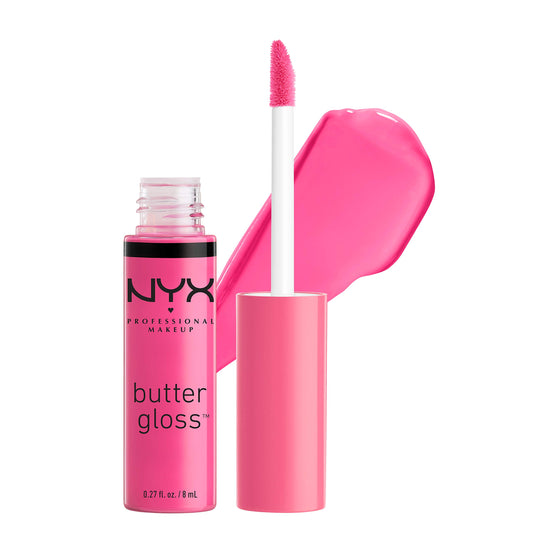 NYX PROFESSIONAL MAKEUP Butter Gloss, Strawberry Parfait, 0.27 Ounce