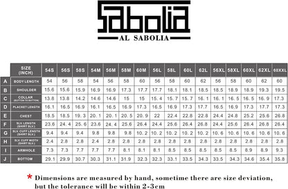 Sabolia Saudi Arabic Thobe Men’s Arab Robe Men’s Muslim Clothes Ramadan Middle East Ethnic Clothes Cuff Sleeve Size 62