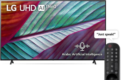 LG, UHD 4K TV, 75 inch UR78 series, WebOS Smart AI ThinQ, Model 75UR78006LL | 1 Year Warranty.